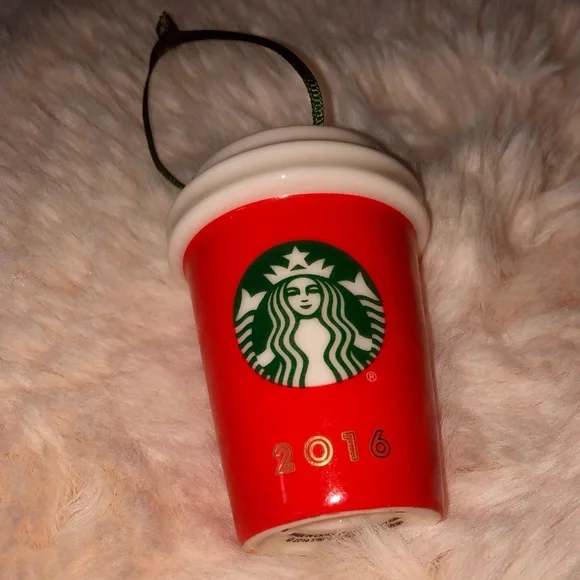 2016 Ceramic Starbucks Ornament - Picture 6 of 7